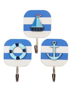 huanyin Wall Sticky Hooks 3 Pieces Kitchen Sticky Hooks , Toilet Sticky Hooks , Car Sticky Hooks , Kids Room Sticky Hooks ,Spoon Sticky Hooks , Kitchen Organizer Hooks Shower Hooks , Towel Sticky Hooks  - Image 4