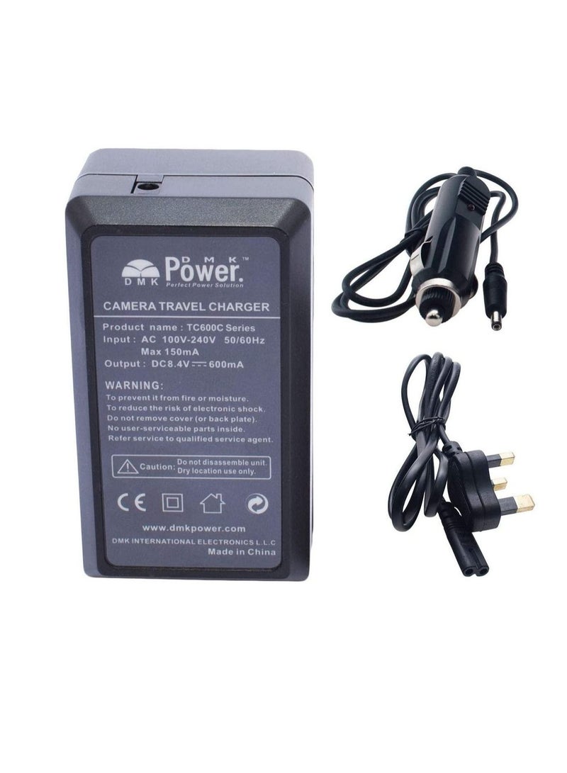DMK Power TC600C Charger for Kodak KLIC-7003 Kodak EasyShare M380, M381, V803, V1003, Z950, GE E850, E1030, E1035, E1040, E1050, E1235 Cameras - Image 2