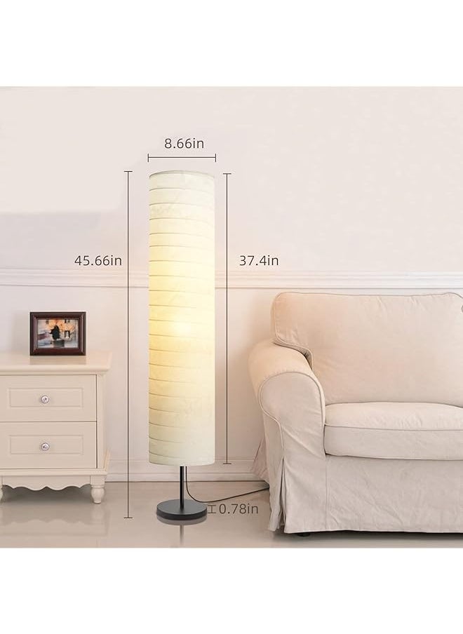 Click N Pick Home Stylo Floor Lamp Stand Lamp For Living Room With Lamp Shade Beige Floor Lamps For Bedroom 116Cm Height Modern Standing Lamp Suitable For Office Furniture Study Room Outdoor Lighting  - Image 4