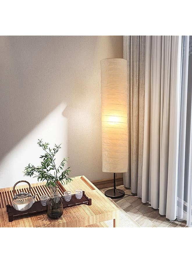 Click N Pick Home Stylo Floor Lamp Stand Lamp For Living Room With Lamp Shade Beige Floor Lamps For Bedroom 116Cm Height Modern Standing Lamp Suitable For Office Furniture Study Room Outdoor Lighting  - Image 3