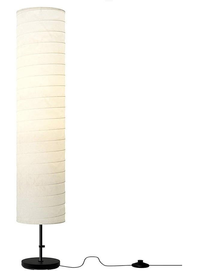 Click N Pick Home Stylo Floor Lamp Stand Lamp For Living Room With Lamp Shade Beige Floor Lamps For Bedroom 116Cm Height Modern Standing Lamp Suitable For Office Furniture Study Room Outdoor Lighting  - Image 1