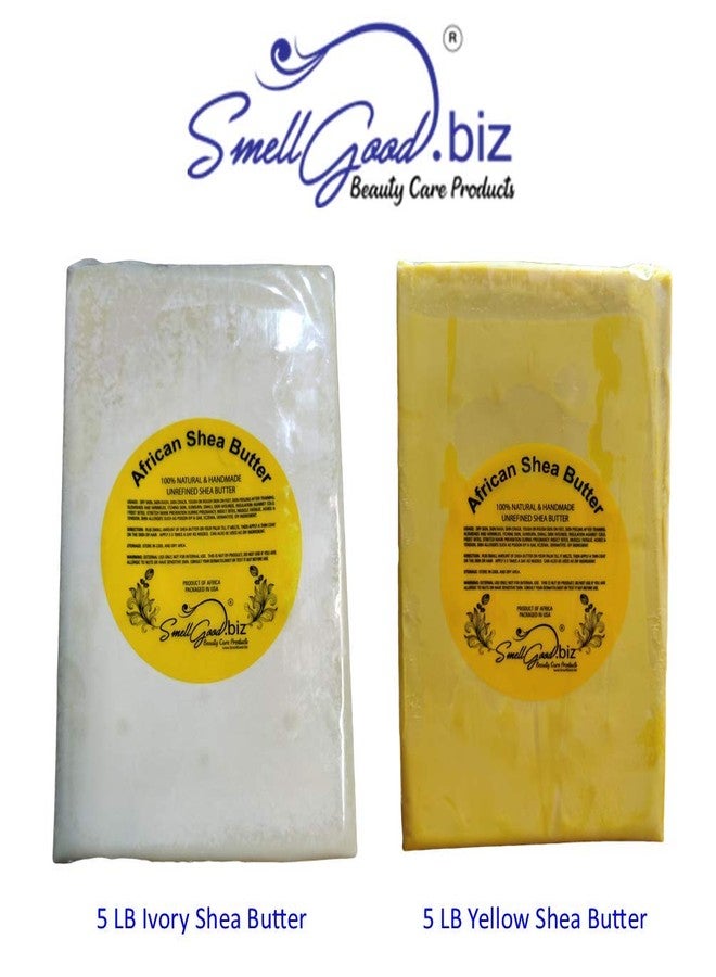 SmellGood African Raw Unrefined Yelllow Shea Butter 10lb - Image 5