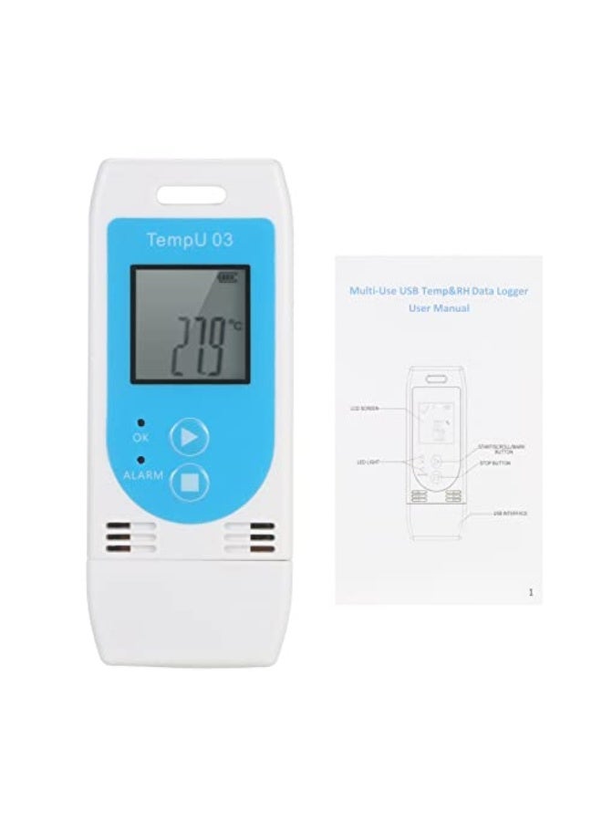 USB Temperature Humidity Data Logger Reusable RH TEMP Datalogger Recorder Humiture Recording Meter with 32,000 Record Capacity - Image 5
