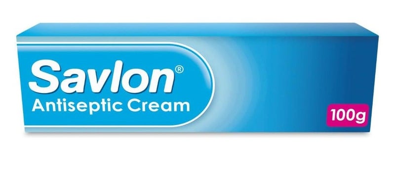 Savlon Antiseptic Cream, Cleanses & Helps Prevent Infection, First Aid for Minor Cuts & Wounds, Spots, Blackheads, Nappy Rash, Sunburn, Sores & Blisters  100g - Image 1