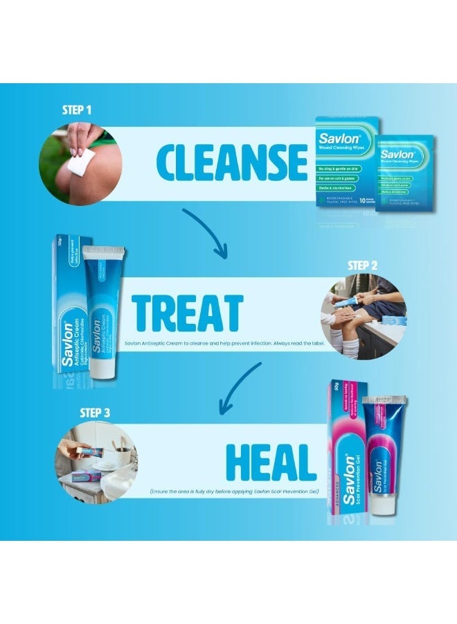 Savlon Antiseptic Cream, Cleanses & Helps Prevent Infection, First Aid for Minor Cuts & Wounds, Spots, Blackheads, Nappy Rash, Sunburn, Sores & Blisters  100g - Image 4