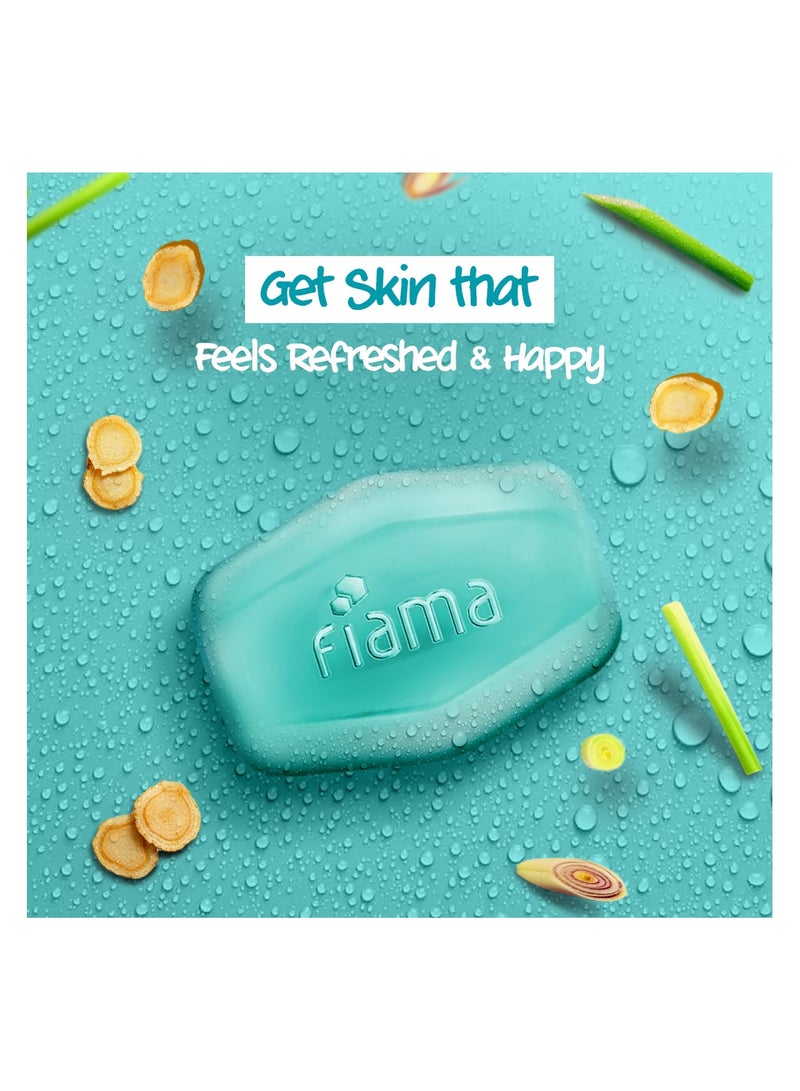 Fiama جل بار رياضي منشط للرجال مع الجنسنغ، الليمون، ومكيفات البشرة - Image 4