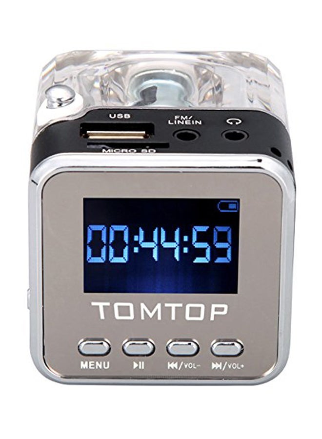 NIBEMINENT Portable Mini MP3/4 Music Player V460B Beige/Black/Silver  - Image 1