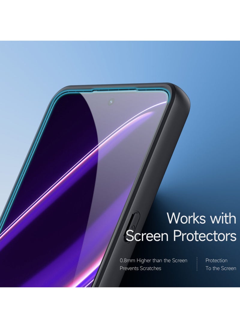 DUX DUCIS Aimo Cover for the Realme GT Neo5 SE mobile phone slim, transparent matte cover made of TPU, polycarbonate, polypropylene, silicone - black - Image 3