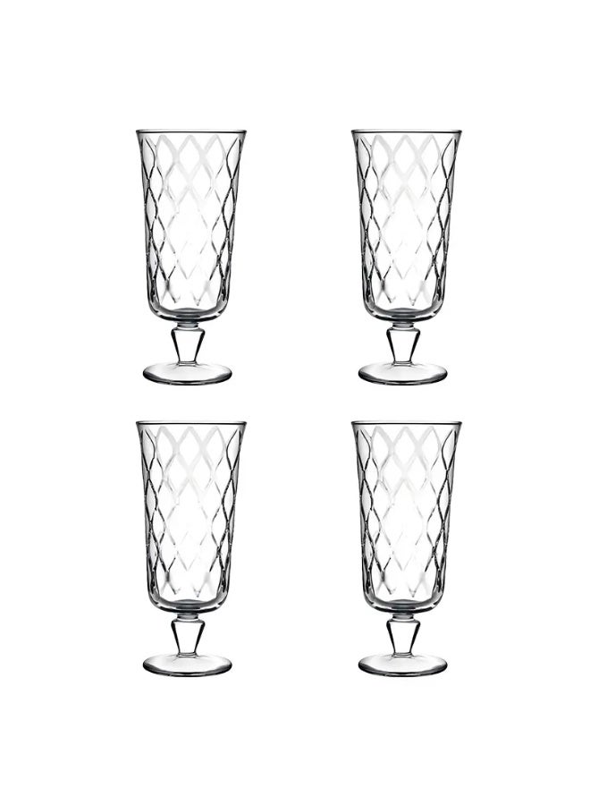 Paşabahçe Pasabahce Leafy Stemware 445cc – 4-Piece Large Wine Glass Set GB - Image 2