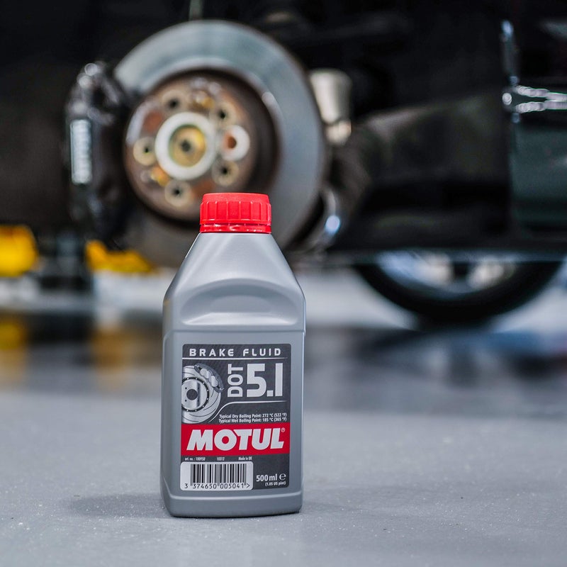 MOTUL سائل فرامل موتول DOT 5.1 الاصطناعي - تركيبة غير قائمة على السيليكون، زجاجة 500 مل (100951) - Image 2