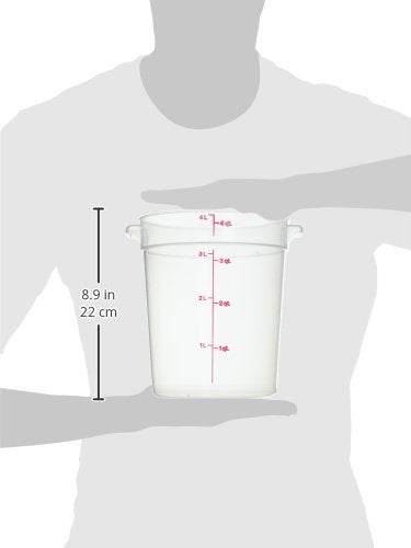 Cambro حاوية تخزين الطعام من كامبرو (خالٍ من BPA) - حاوية تخزين الطعام سعة 4 كوارت - Image 3