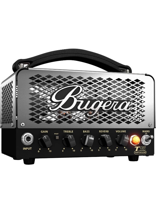 BUGERA T5 INFINIUM 5-Watt Cage-Style Tube Amplifier Head with INFINIUM Tube Life Multiplier and Reverb - Image 1