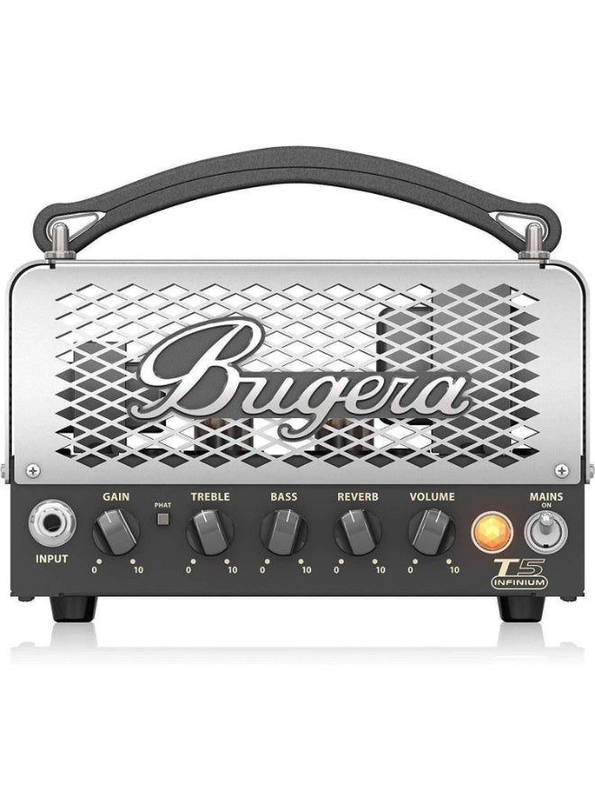 BUGERA T5 INFINIUM 5-Watt Cage-Style Tube Amplifier Head with INFINIUM Tube Life Multiplier and Reverb - Image 3