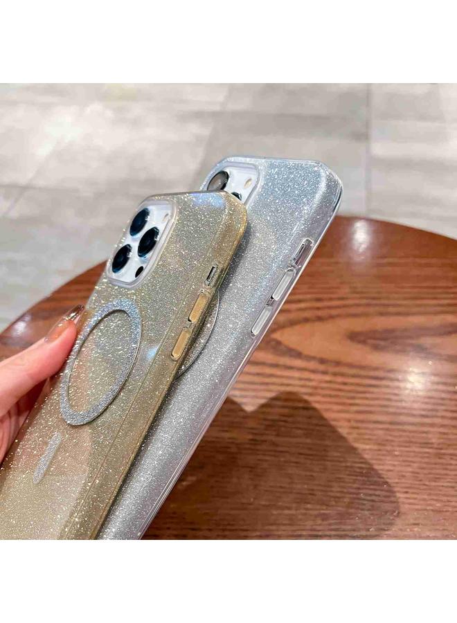 اس-توب جراب لهاتف iPhone 12 جراب هاتف مغناطيسي لامع من MagSafe TPU - Image 4