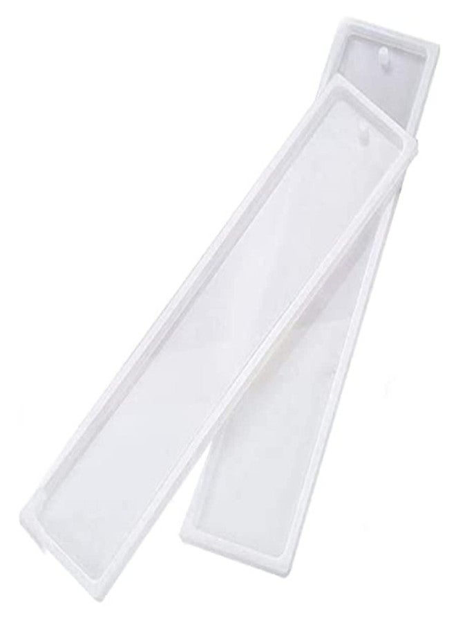 AISHU Present 2PCS Bookmark Resin Mold DIY Rectangular Design Resin Art Mold Epoxy Mold - Image 1