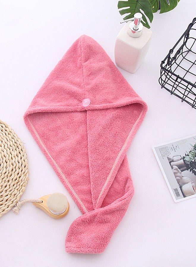 منشفة استحمام ميكروفايبر باللون الوردي الأحمر - Image 2