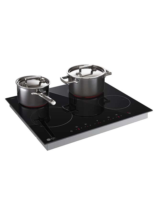LG Built-in Electric Hob With 4 Burners CBEZ2414B Black - Image 5