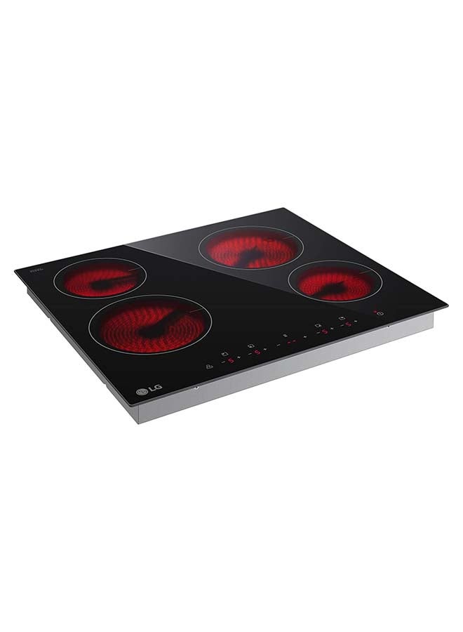 LG Built-in Electric Hob With 4 Burners CBEZ2414B Black - Image 3