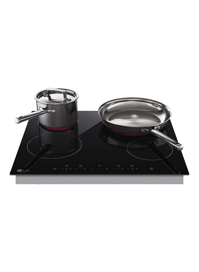 LG Built-in Electric Hob With 4 Burners CBEZ2414B Black - Image 4