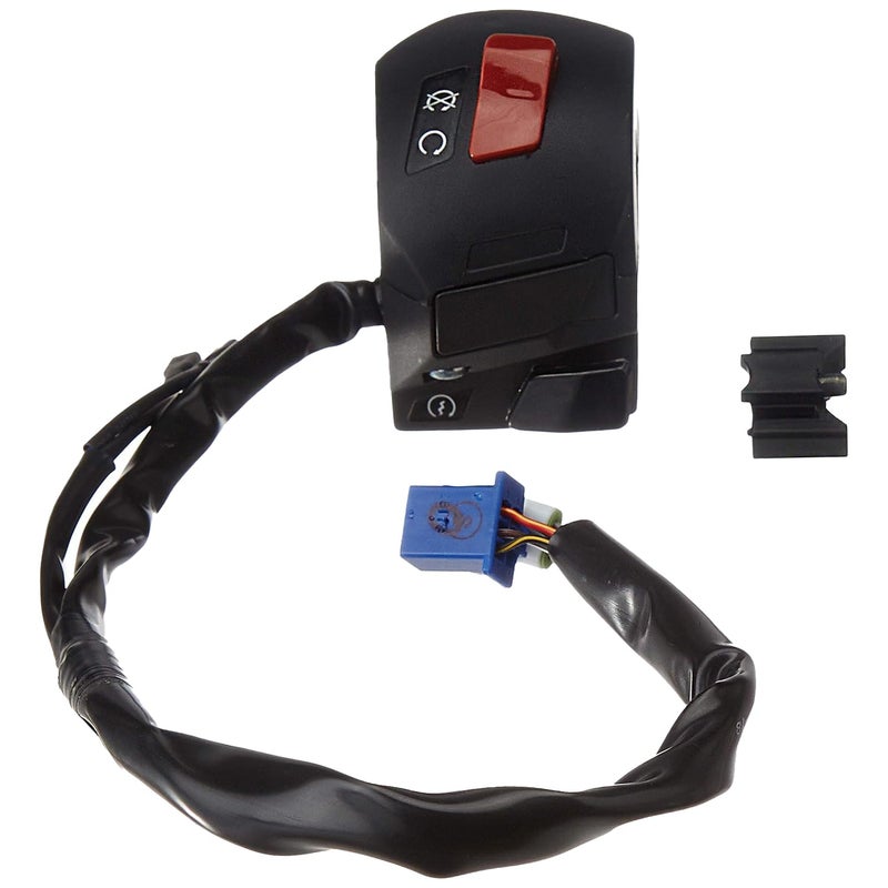 UNO Minda "Uno Minda SW-0648F-M01 Handle Bar Switch (Right Hand Side) With Self Start- 5 Pin White Coupler, 2 Pin White Coupler For Bajaj Pulasr 135/150/180/DTSi" - Image 1