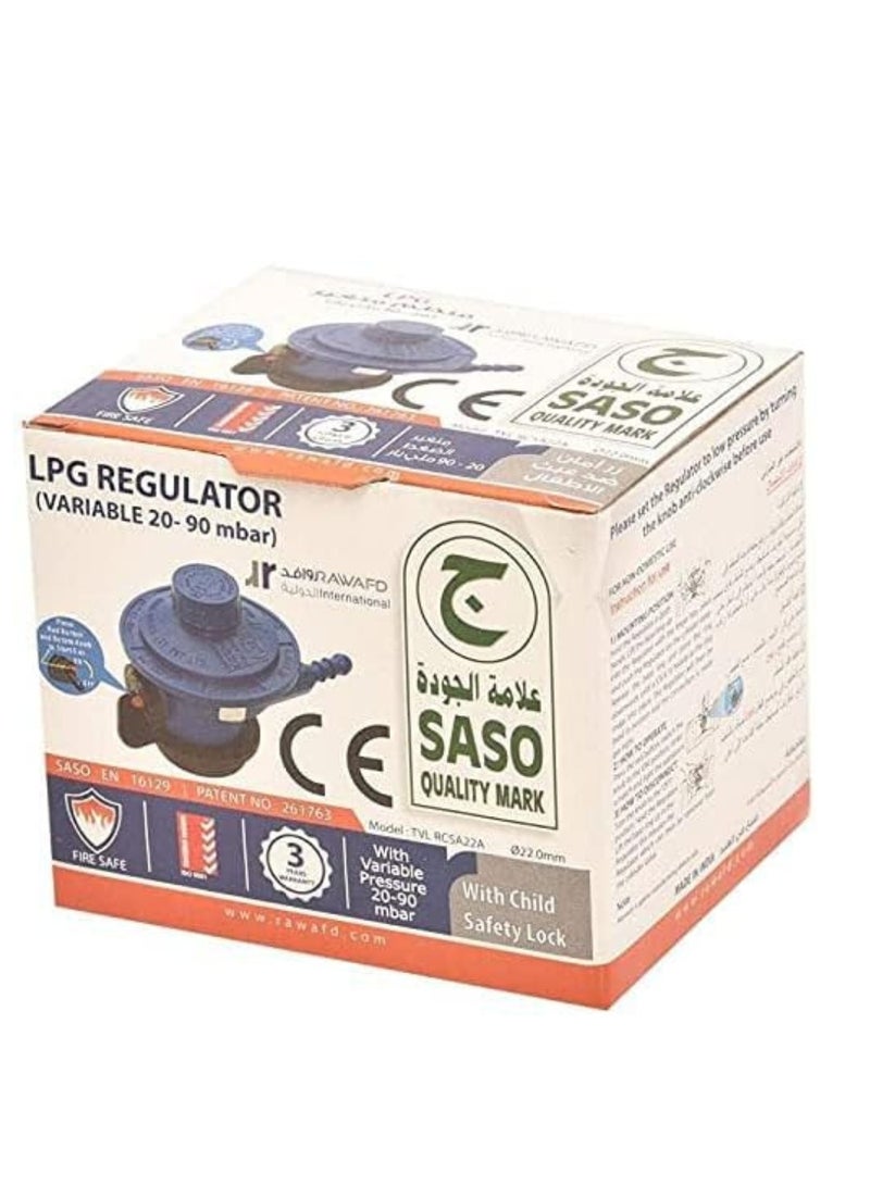رورافد منظم غاز بضغط متغير من 20 ~ 90 ميلي بار - Image 2