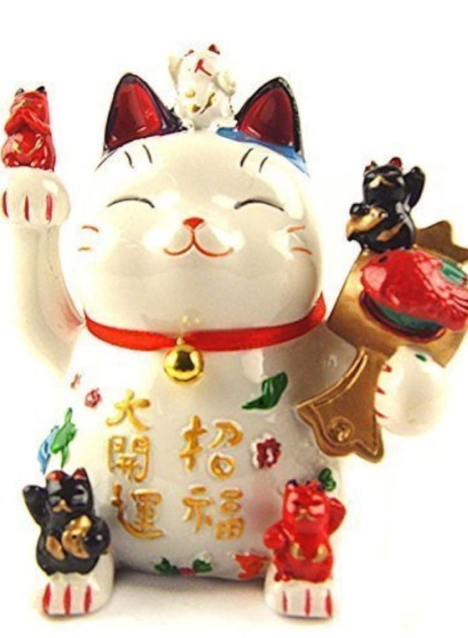 Betterdecor Feng Shui Maneki Neko Lucky Cat Coin Bank - Image 1