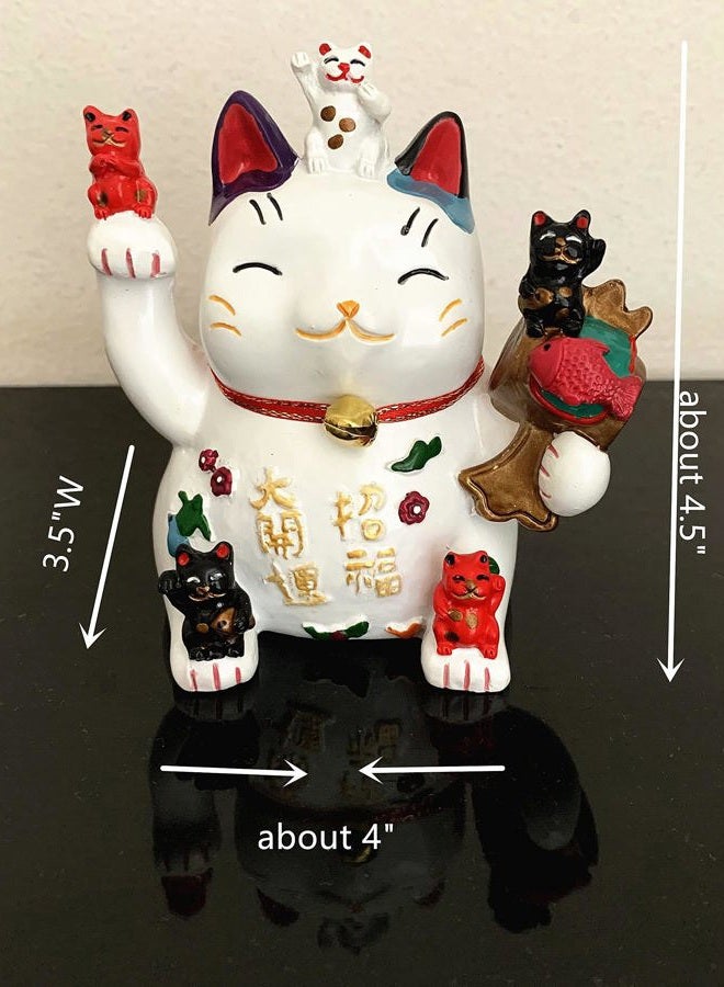 Betterdecor Feng Shui Maneki Neko Lucky Cat Coin Bank - Image 3