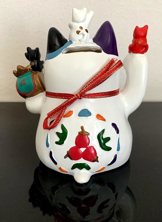 Betterdecor Feng Shui Maneki Neko Lucky Cat Coin Bank - Image 4