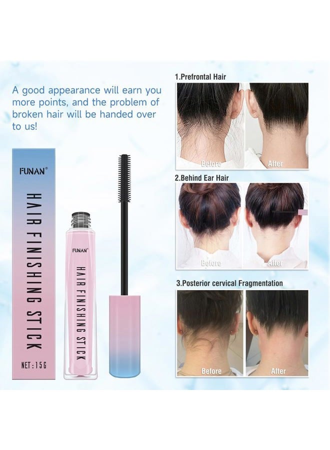 FUNAN Hair Finishing Stick for Small Broken 3 Pack, Broken Hair Finishing Stick, Slick for Women, Naturally Refreshing - Image 5