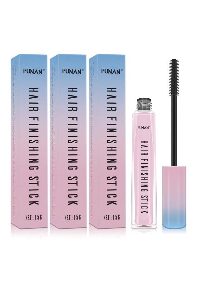 FUNAN Hair Finishing Stick for Small Broken 3 Pack, Broken Hair Finishing Stick, Slick for Women, Naturally Refreshing - Image 1