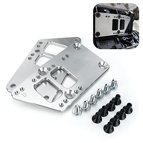 BAGARAATAN LS Swap Motor Mounts Adapter Plates,LS Conversion Adjustable Universal Swap Bracket Small Block,Billet Aluminum Engine Mounts for LS1 LS3 LS2 LQ4 LQ9 LS6 L92 L99 L33 LR4 for SBC Vehicle - Image 1