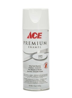 ACE Premium Gloss Enamel Spray Paint White 340 g 17000 
