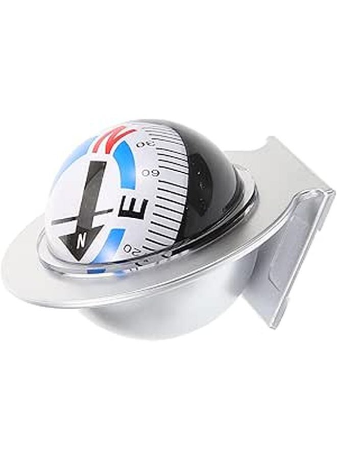 Large Automotive Compass Ball Dashboard Mount for Car Truck Camping Navigation Guidance - Image 1