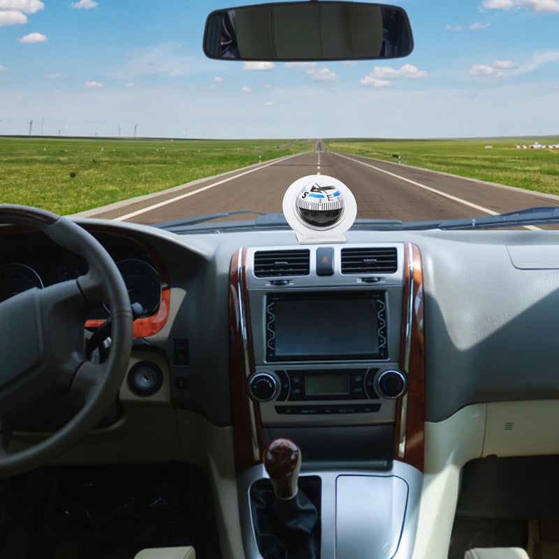 Large Automotive Compass Ball Dashboard Mount for Car Truck Camping Navigation Guidance - Image 5