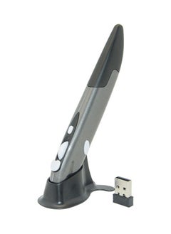 Universal Wireless Optical Pen Mouse For Laptops Desktops Computer 29g Grey