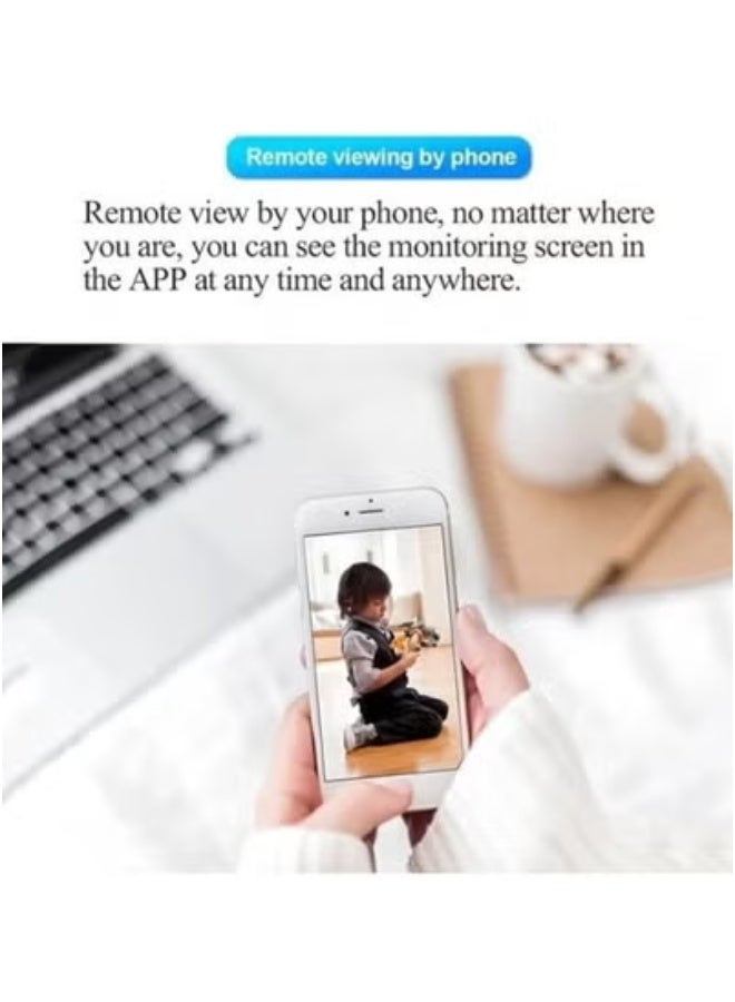 JAJEEK 2Pcs Light Bulb Security Camera – 1080P WiFi Outdoor & Indoor Security Camera with 360° Coverage, E27 Socket, Full Color Day & Night, 2.4GHz & 5G Smart Home Camera - Image 4