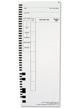 Pyramid PYRAMID Time Card for Model 4000 Payroll Recorder 312 x 812 100 per Pack Case of 6 