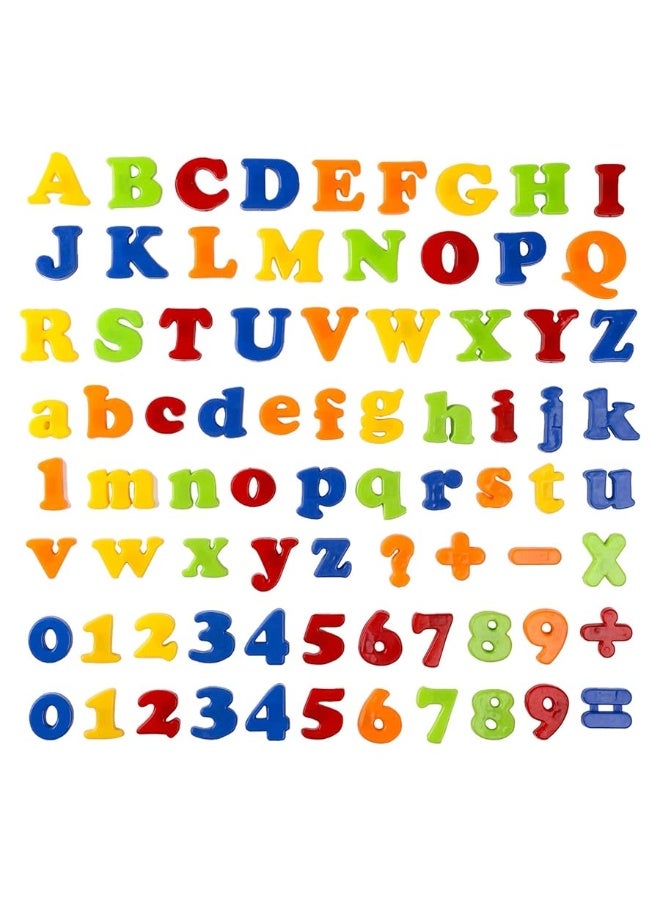 kizh Magnetic Letters Numbers Alphabet ABC 123 Fridge Magnets Plastic Educational Toy Set Preschool Learning Spelling Counting Uppercase Lowercase Math for 3 4 5 Years Kids78 pcs - Image 4