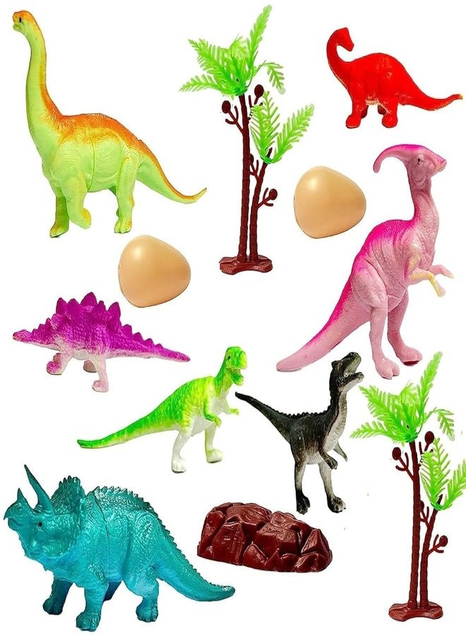 Amitasha Egg Dinosaur Action Figure Animal Playset Educational Toy for Kids Boys Girls Gift Set - Image 1