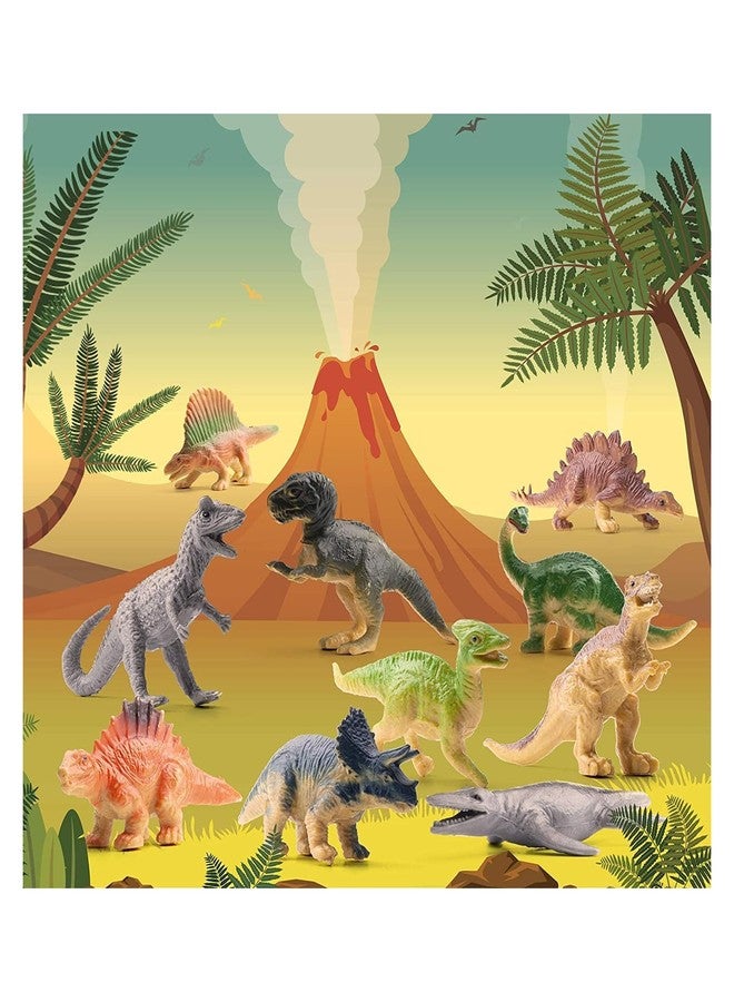 Amitasha Egg Dinosaur Action Figure Animal Playset Educational Toy for Kids Boys Girls Gift Set - Image 2