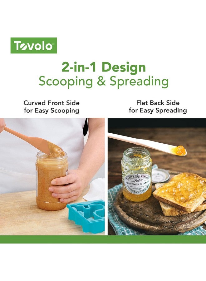 Tovolo Flex-Core Silicone Spatula Jar Scraper, Charcoal - Long-Handled Rubber Spatula with Angled Head for Scooping & Scraping - Heat-Resistant Spatulas for Kitchen Use, Dishwasher Safe & BPA-Free - Image 5