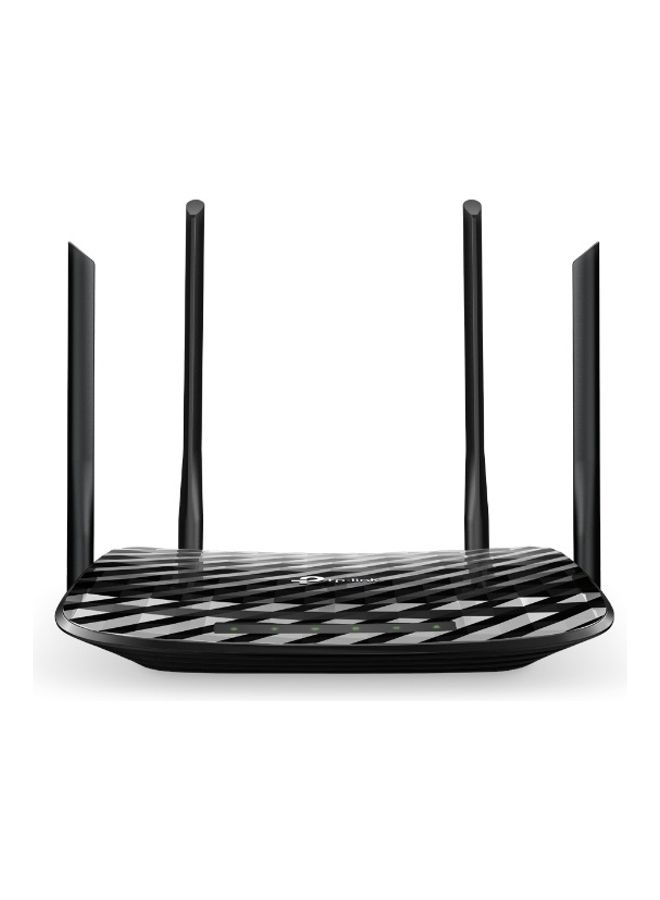 تي بي لينك راوتر جيجابت لاسلكي بتقنية MU-MIMO طراز Archer A6 أسود - Image 2