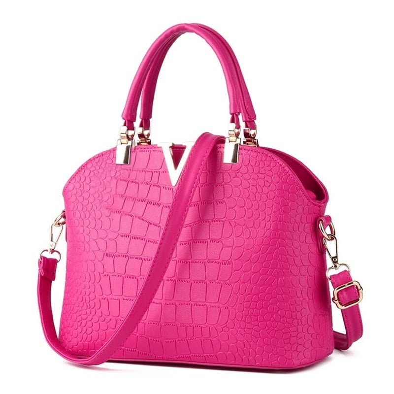 JHVYF women Crossbody Bags Tote Satchel Purse for Girls Fashion Shoulder Bags Hot pink purse - Image 1