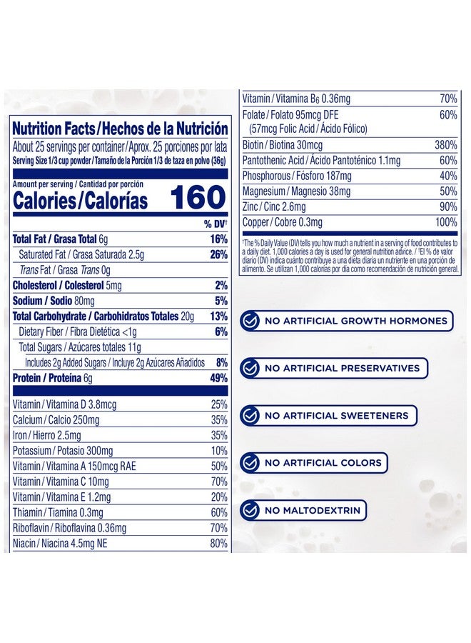 Enfagrow PREMIUM Toddler Nutritional Drink, Natural Milk Flavor, Omega-3 DHA for Brain Support, Prebiotics & Vitamins for Immune Health, Non-GMO, Powder Can, 24 Oz, Pack of 4 - Image 5