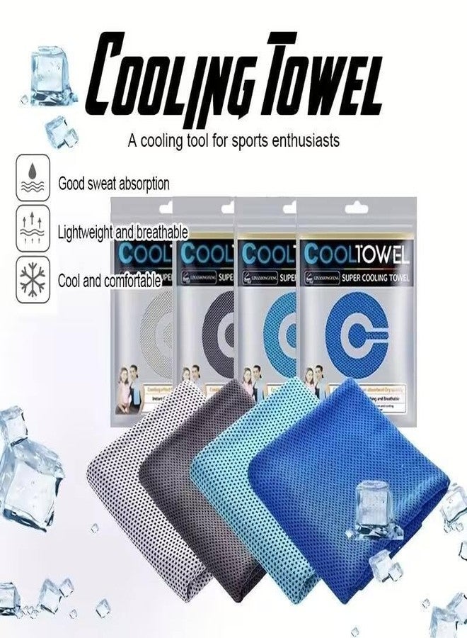 SKYTAK Microfiber Ice Cooling Sports Towel for Neck Instant Cold for Gym, Yoga, Running, Workout, Travel, Camping Reusable Quick Dry Chill Towel for Men & Women (Multicolor) - Image 5