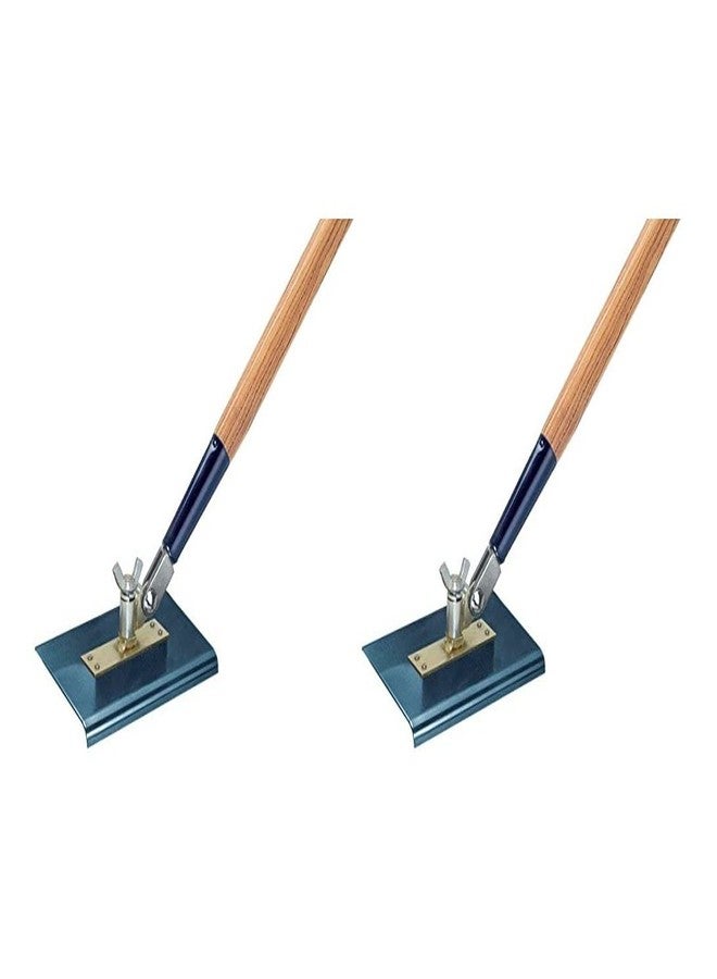 شركة كرافت تول CC395A-01، حافة مشي من الفولاذ الأزرق، مقاس 9 × 6 بوصة، بنصف قطر 1/2 بوصة، عبوة من قطعتين
