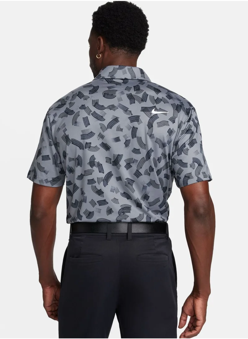 Nike Dri-Fit Tour Micro Print Polo Shirt