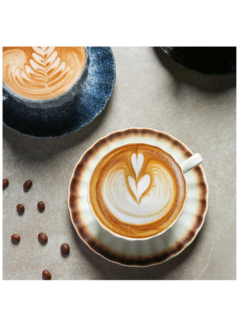 Generic - Stylish ceramic mug with modern design - beige with dark brown overlap, perfect for use - Image 1