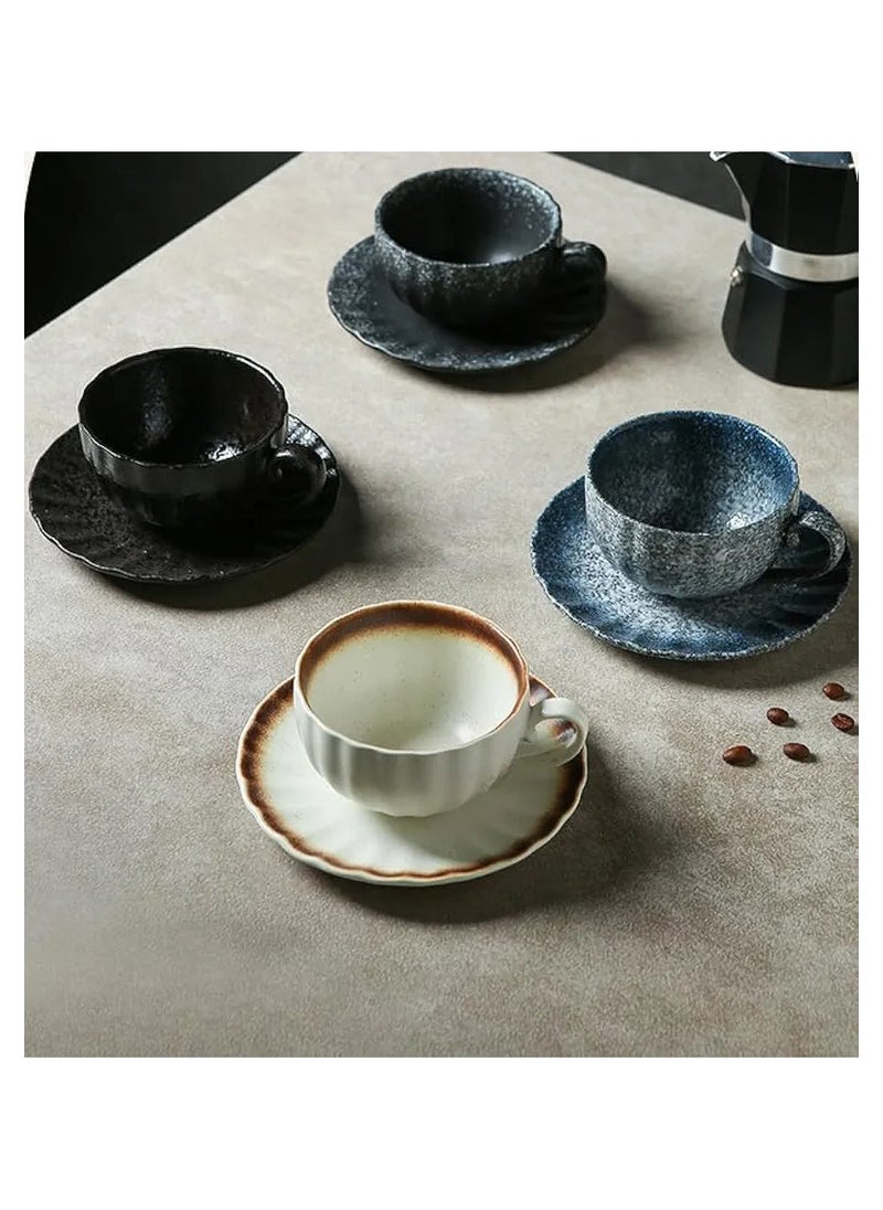 Generic - Stylish ceramic mug with modern design - beige with dark brown overlap, perfect for use - Image 1