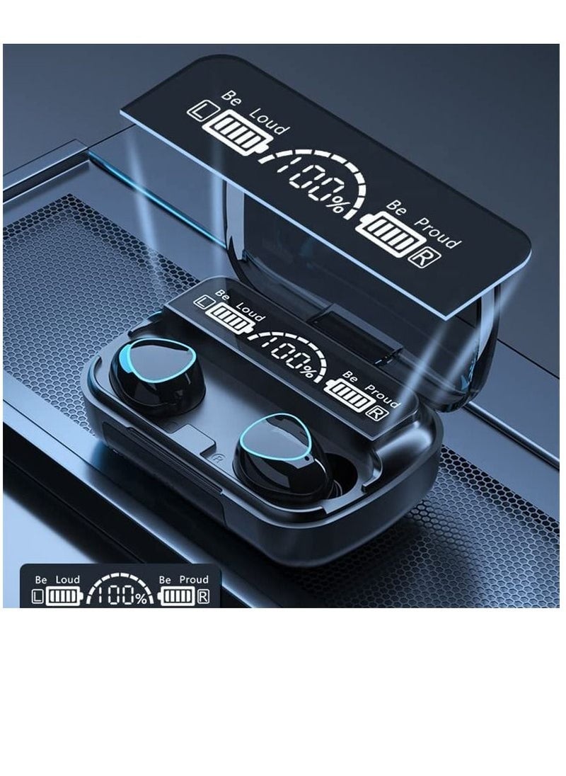 NEWEST Wireless Earbuds Bluetooth Waterproof Headset Touch Control USB Charging Headphones M10 V5.1  - Image 2